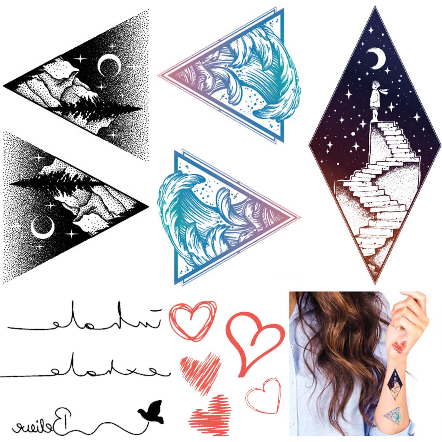 2"x 2" Custom Temporary Tattoos 2