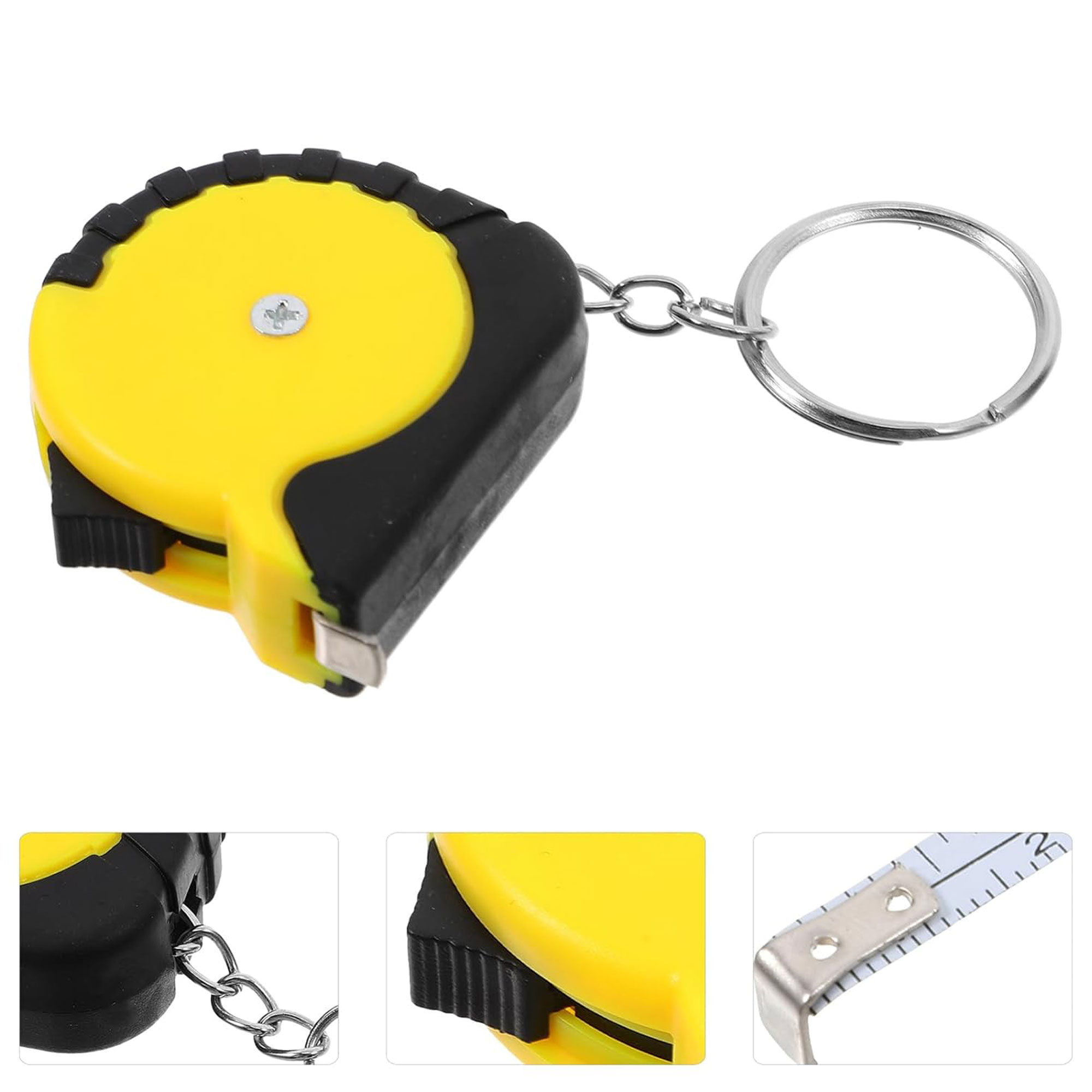 Retractable Keychain Portable Mini Measuring Tape 4