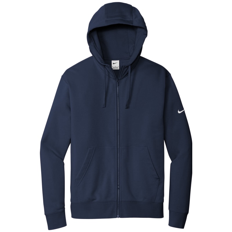 Nike Club Fleece Sleeve Swoosh Full-Zip Hoodie, custom hoodie or sweatshirt with logo imprint 3