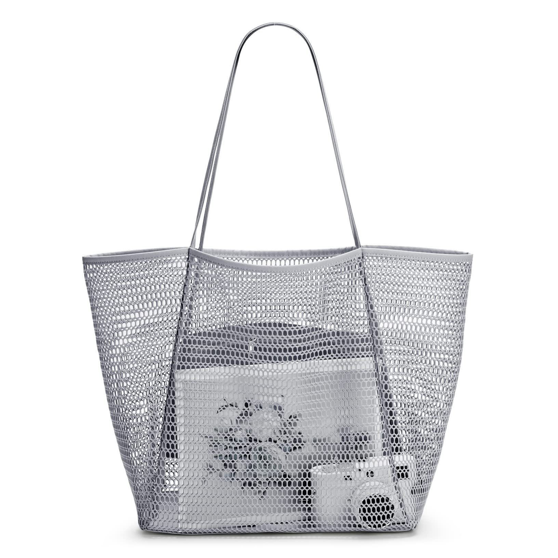 Polyester Casual Beach Mesh Tote Bag 2