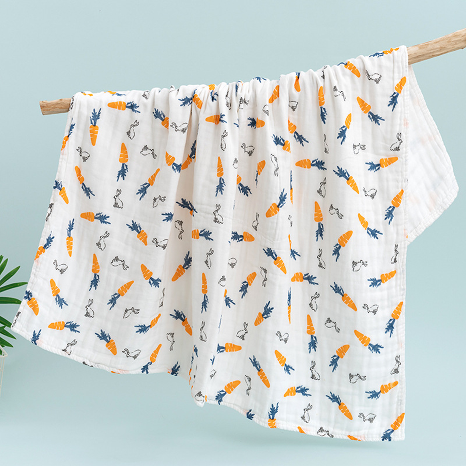 Lightweight Thermal Cotton Jacquard Toddler Blanket 3
