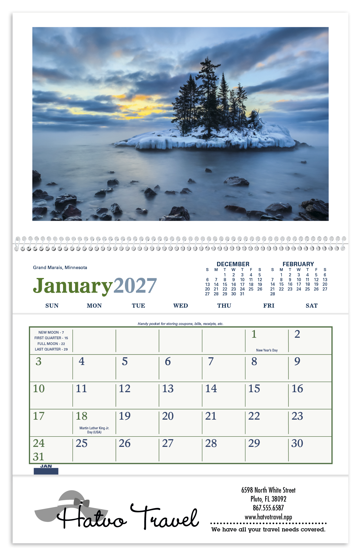 Triumph® Calendars Beautiful America Pocket Calendar 55