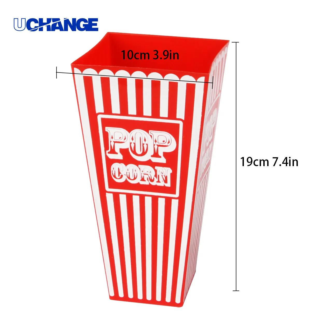 Reusable Square Food-Grade Polypropylene Popcorn Bucket 3