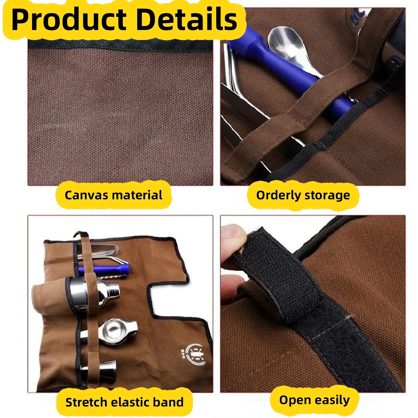 Canvas Bartender Roll Strap Bag 3