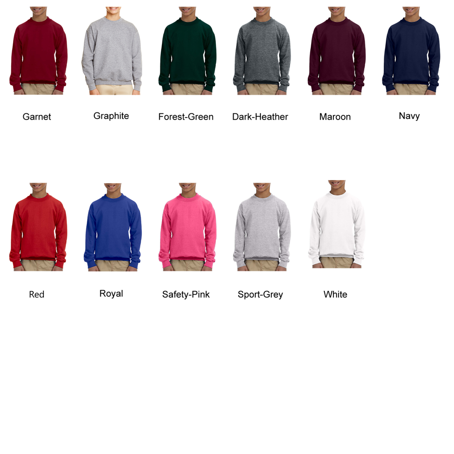 Gildan HeavyBlend Youth Full Zip Hooded Sweatshirt 24