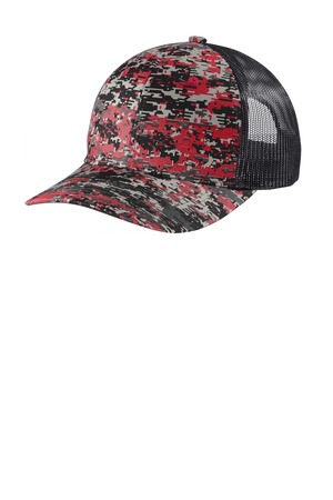 Port Authority® Digi Camo Snapback Trucker Cap 17