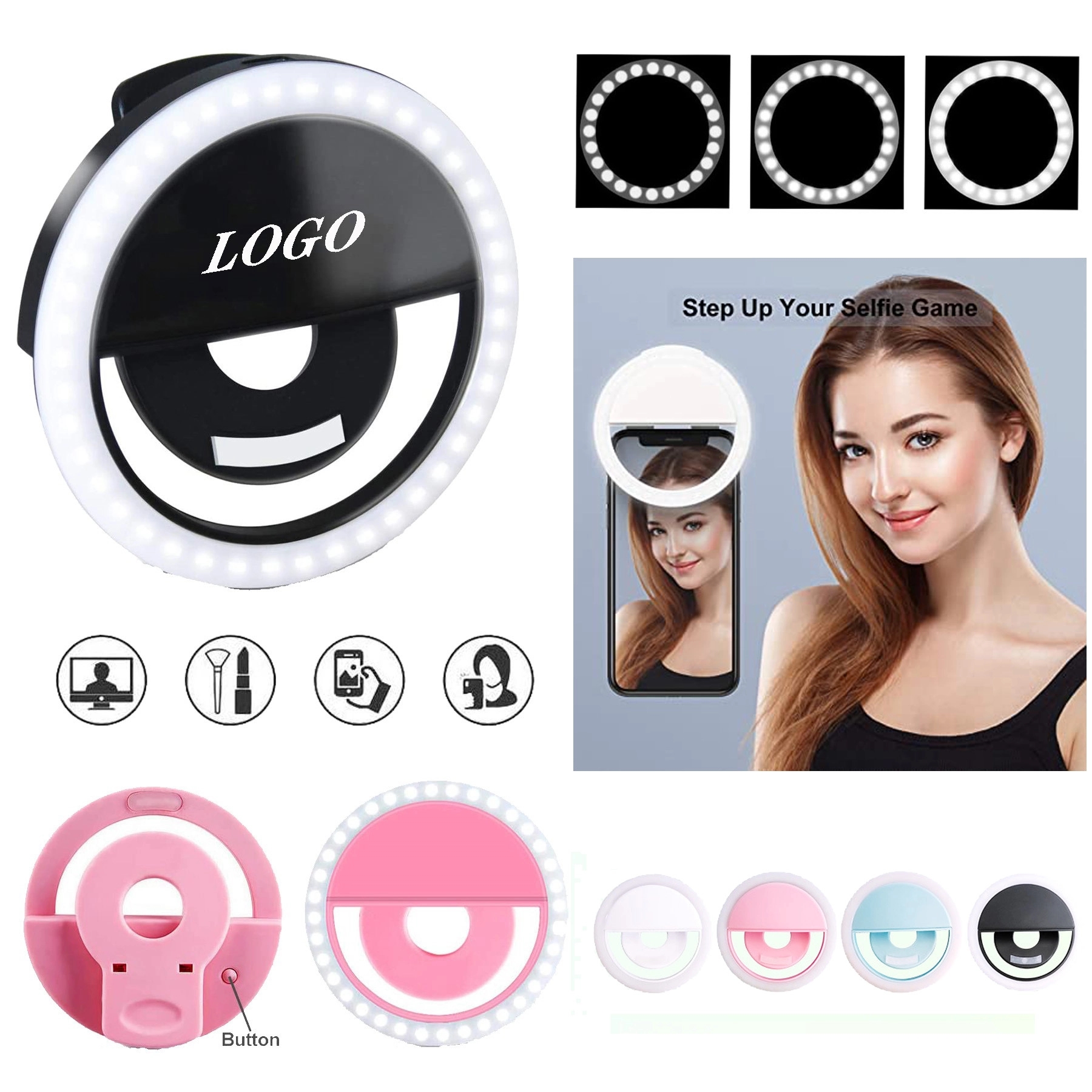 Rechargeable Mini Selfie Fill Light 1