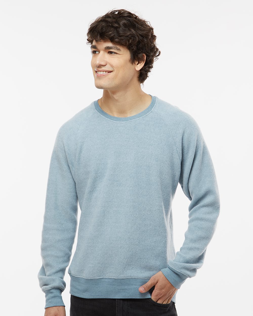 Unisex Flip Side Fleece Crewneck Sweatshirt - 8710 16