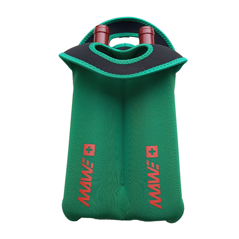 Pure Color Two Bottle Insulated Neoprene Wine Holder 7