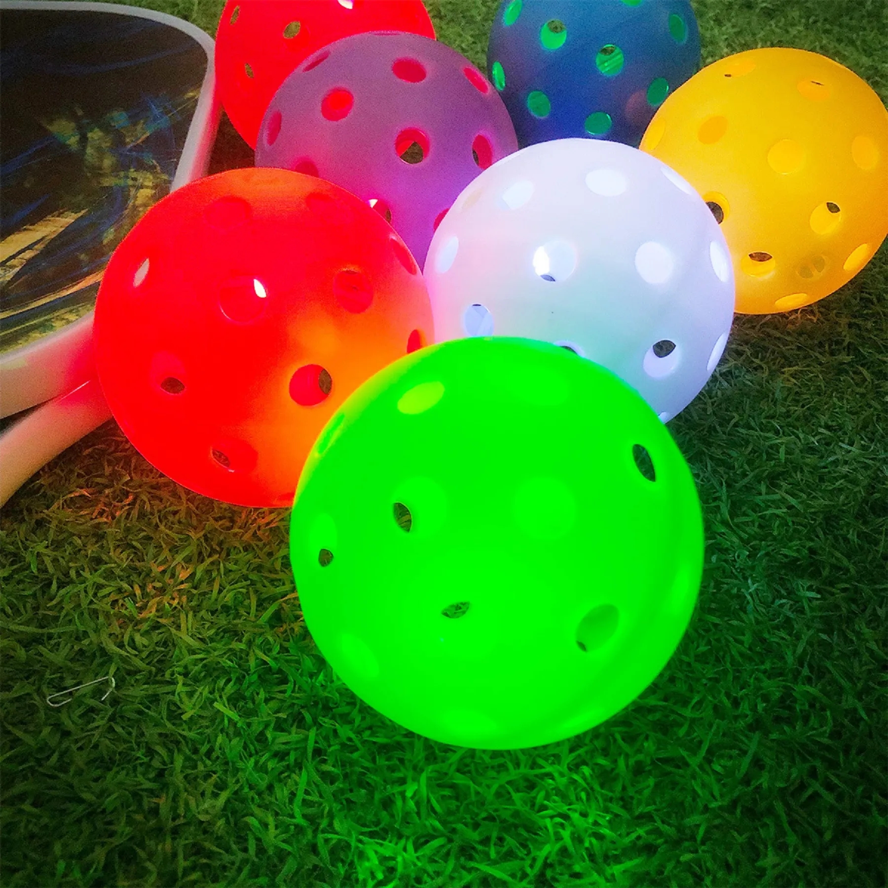 40 Holes Led Light Up Pickle-ball 4