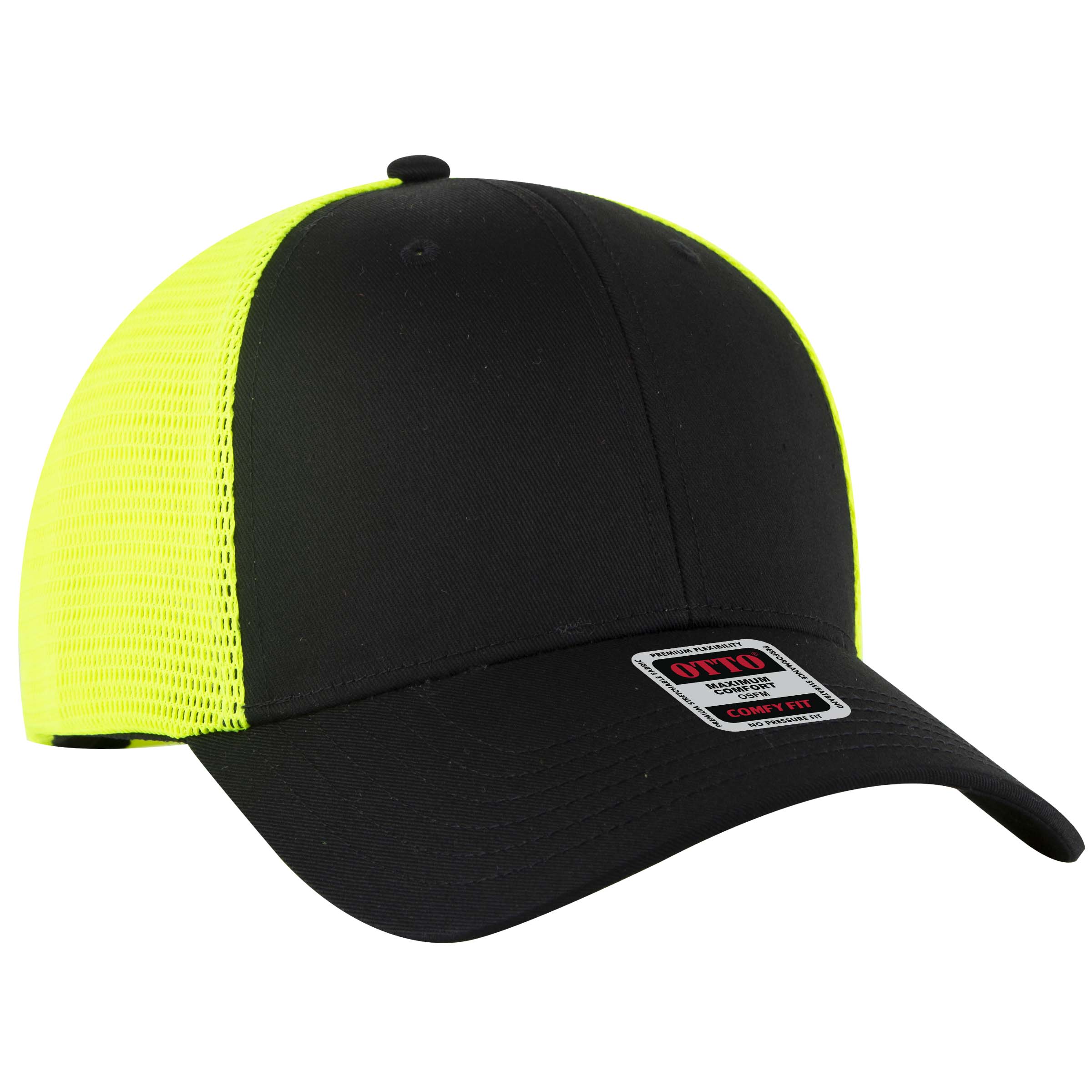OTTO CAP® OTTO COMFY FIT® 6 Panel Low Profile Mesh Back Trucker Hat 13