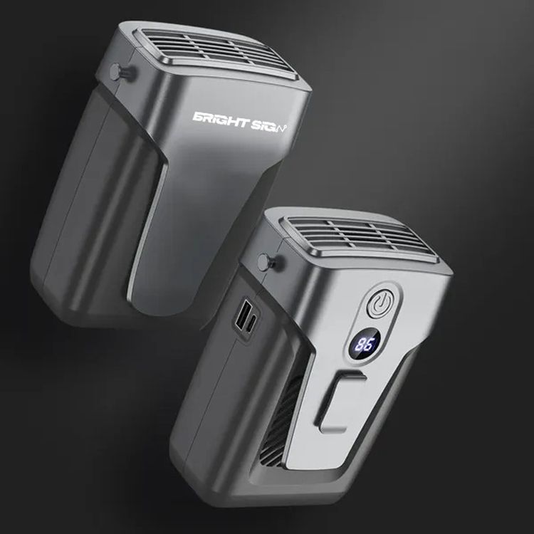 Heavy-Duty Waist Fan with 12000mAh Power Bank 2