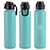 Nexus 27 oz Recycled Aluminum Bottle with Flip-Top Lid and Carabiner 112