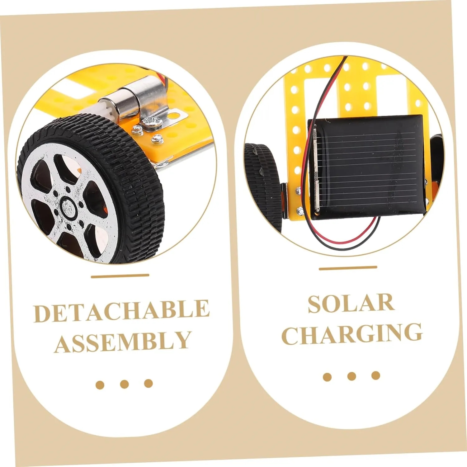 DIY Assemble Solar Power Car 6