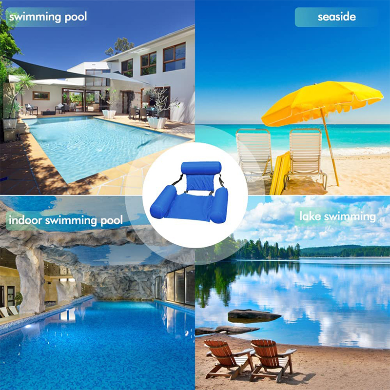 Foldable Backrest Inflatable Floating Bed 2