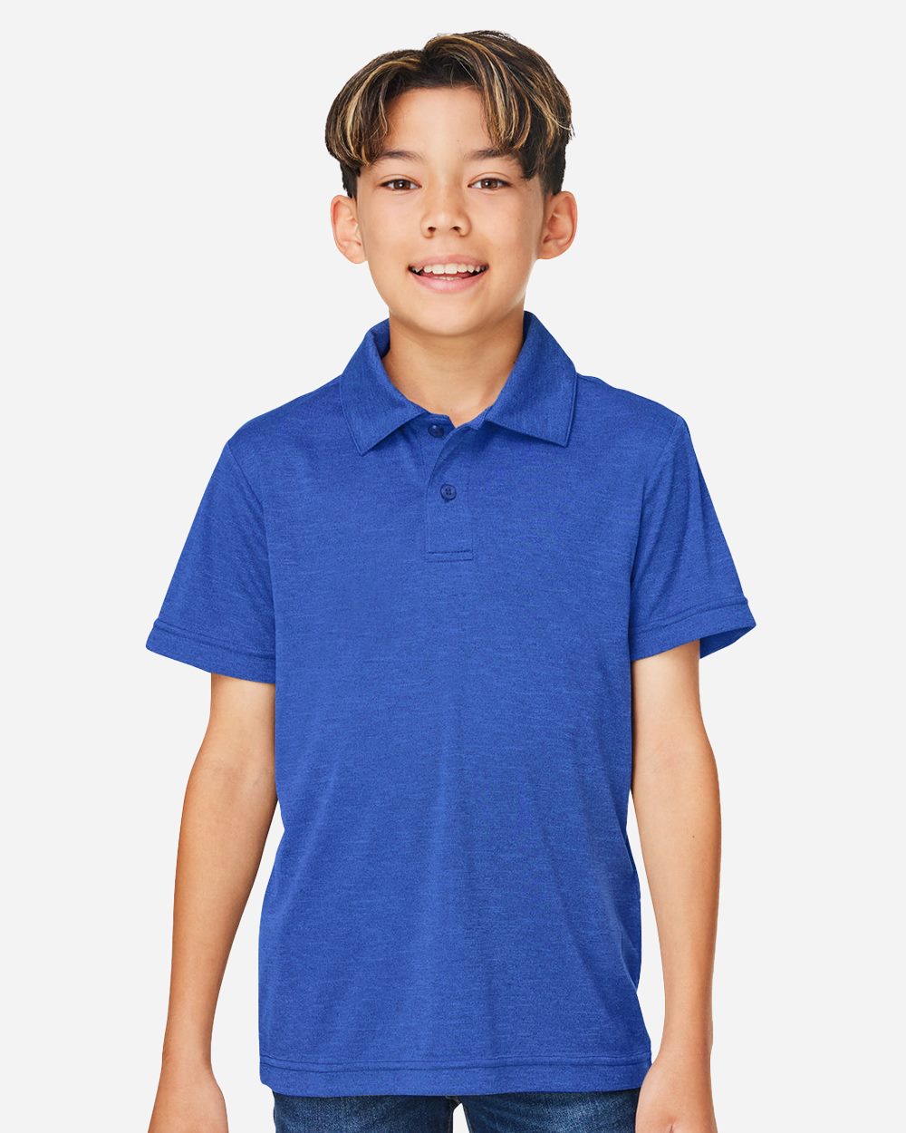 Youth Zone Sonic Heather Performance Polo - TT51HY 17