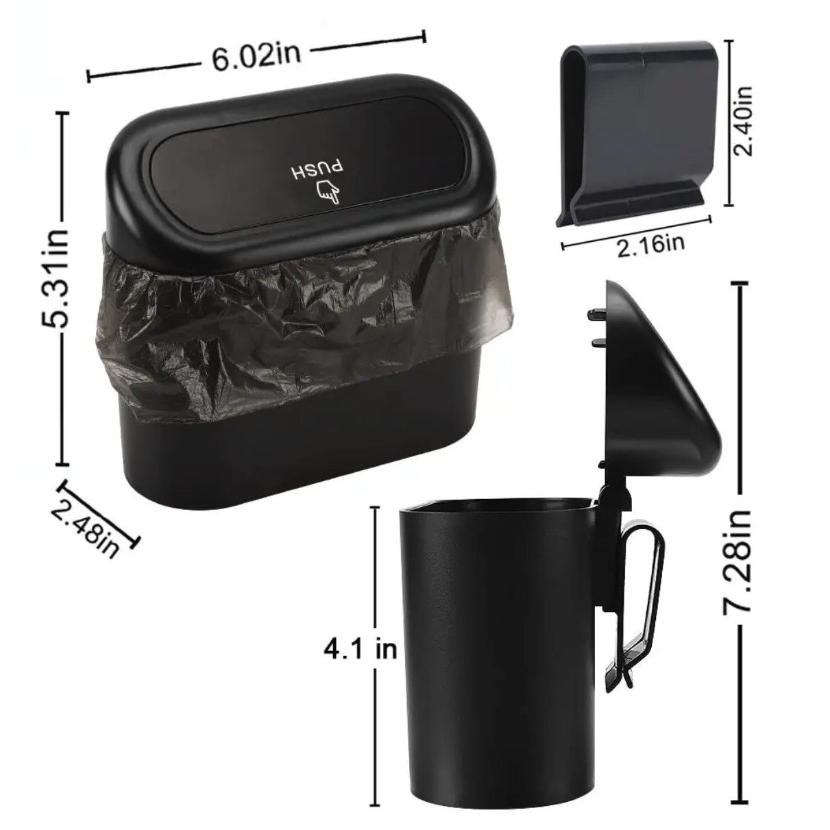 Mini Car Trash Cans 7