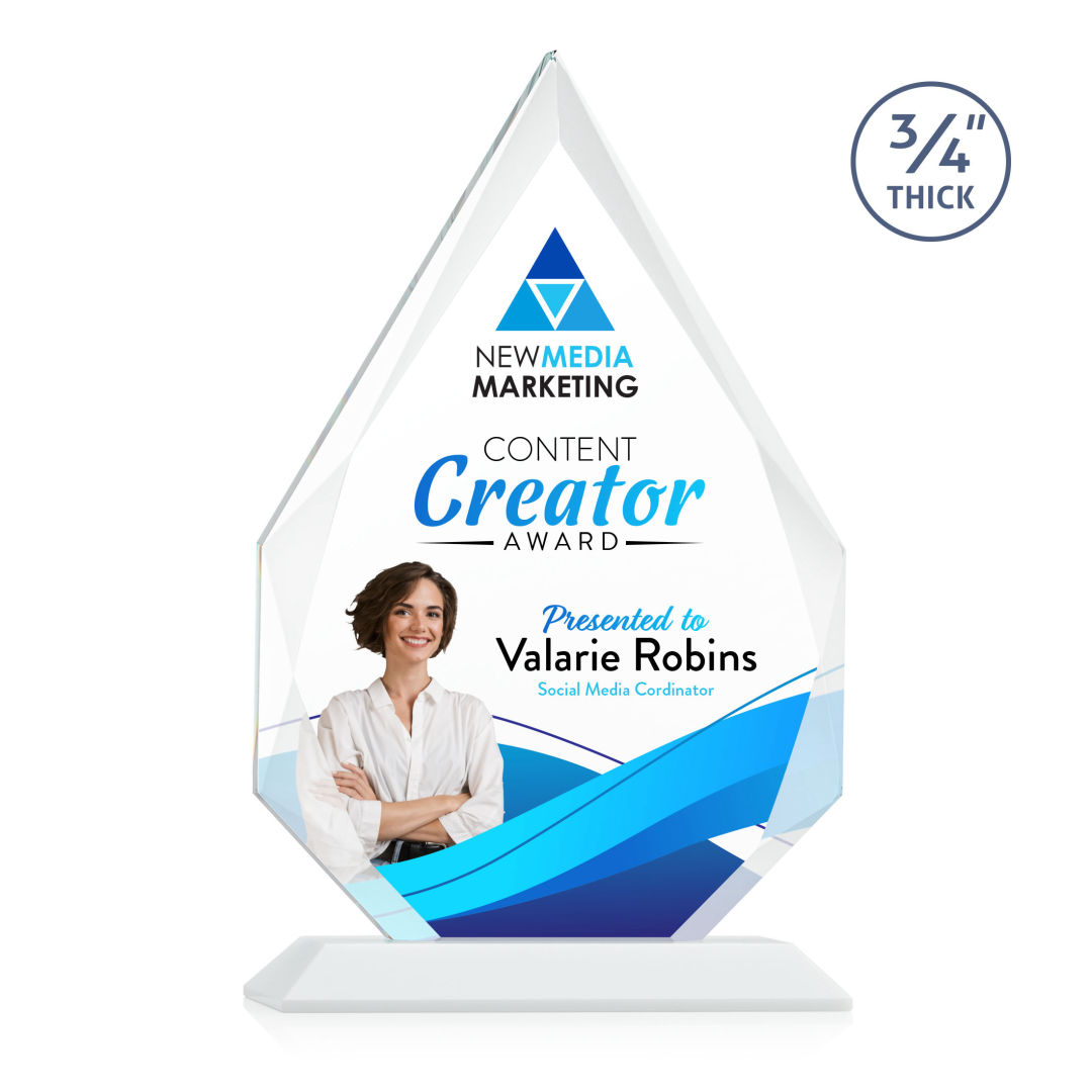 Hawthorne VividPrint™ Award - White 7