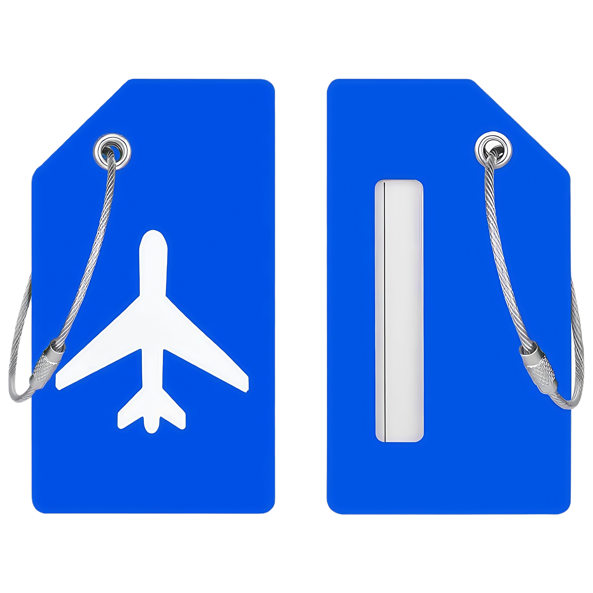 Silicone Luggage Tag for Travel - 2x3.5" Name Card Holder 2