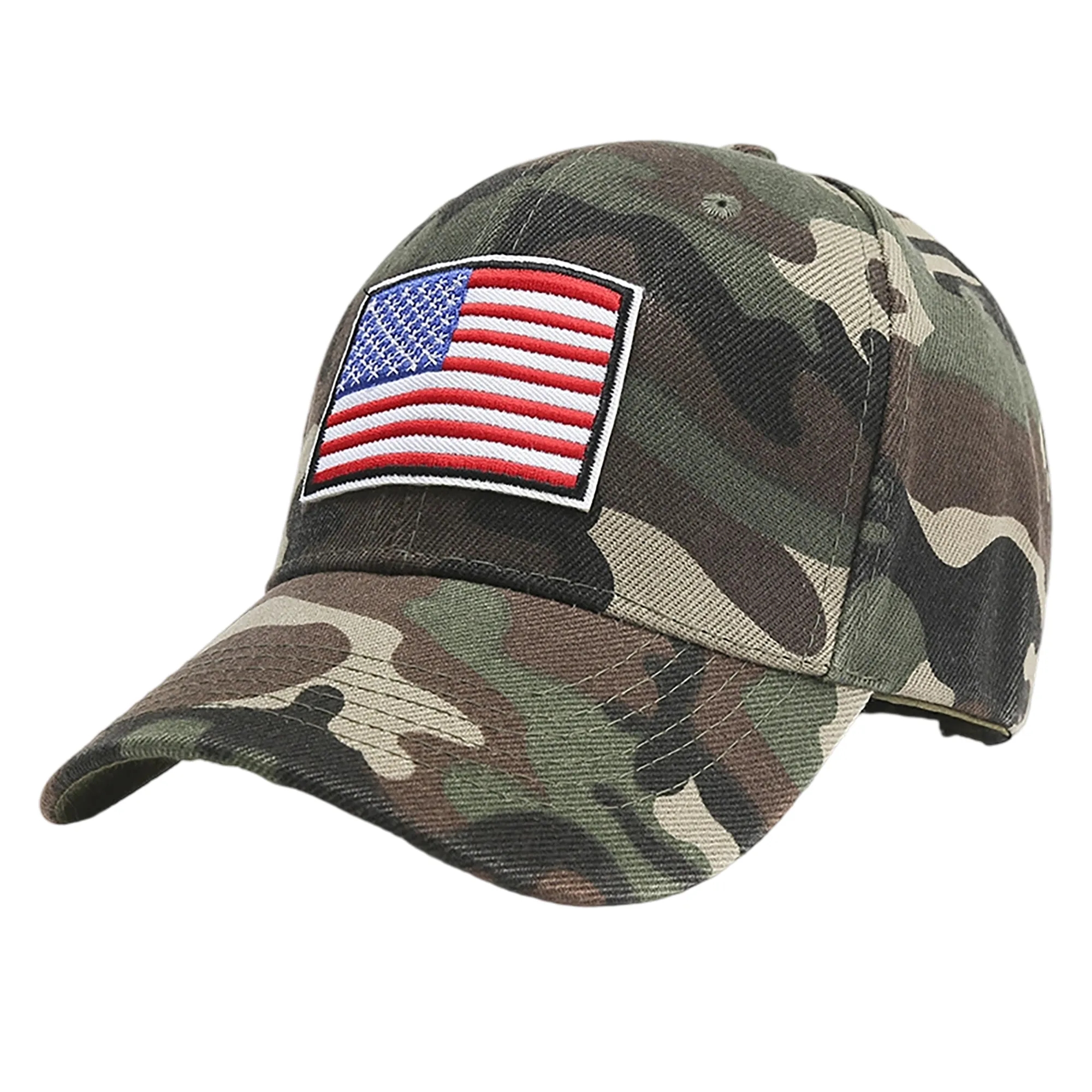 American Flag Baseball Cap with UV Protection 9