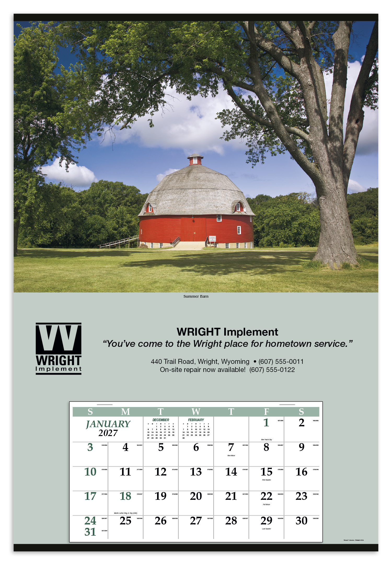 Triumph® Calendars Jumbo Hanger (12-Month) Calendar 38