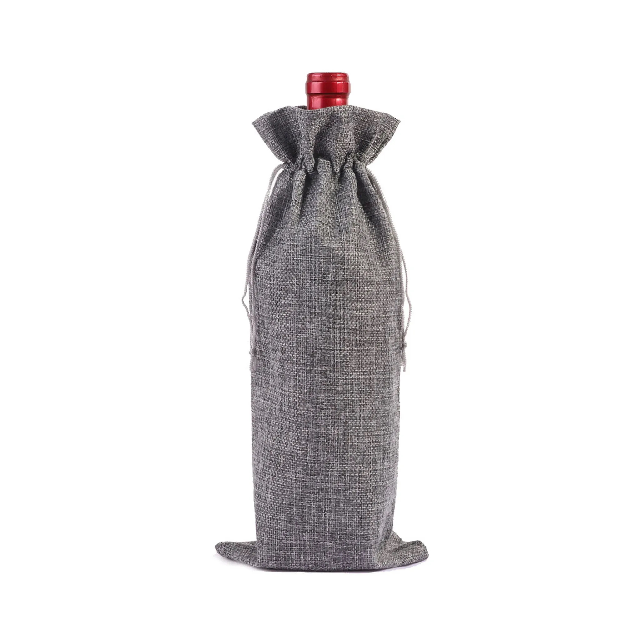 Reusable Wine Gift Bags with Drawstrings 10