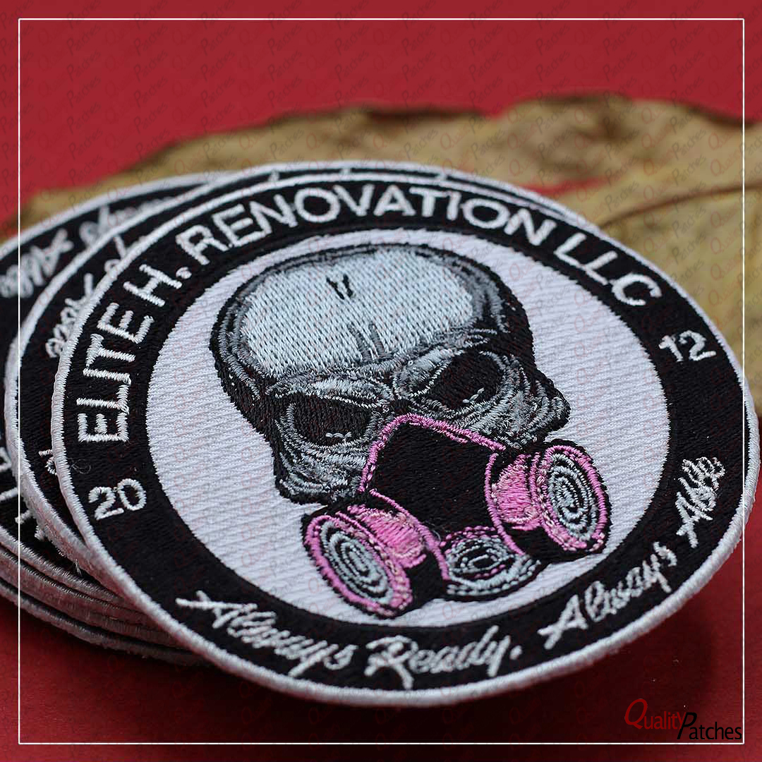 Custom Die Cut Embroidered Patches 15