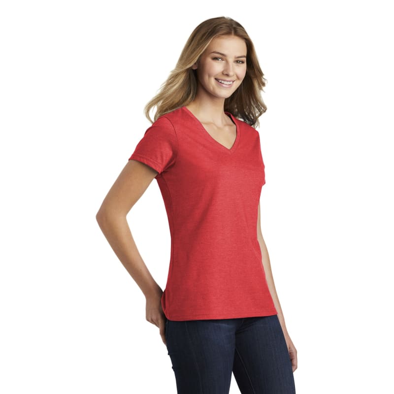 Port & Company Women's Fan Favorite Blend V-Neck Tee. 67