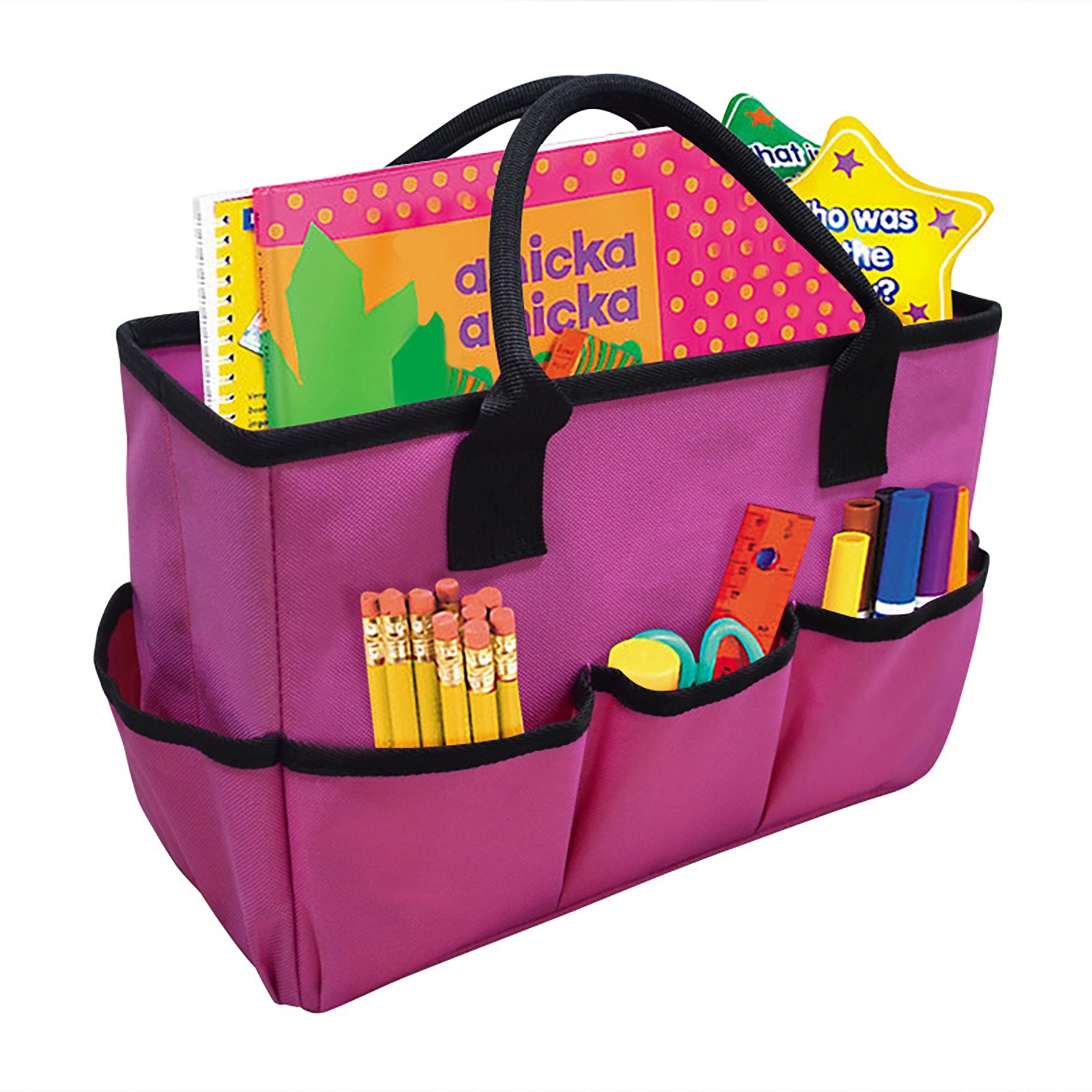 Teacher Tote Bag With Bottom Pad Separated Storage, custom tote bag with logo imprint 3