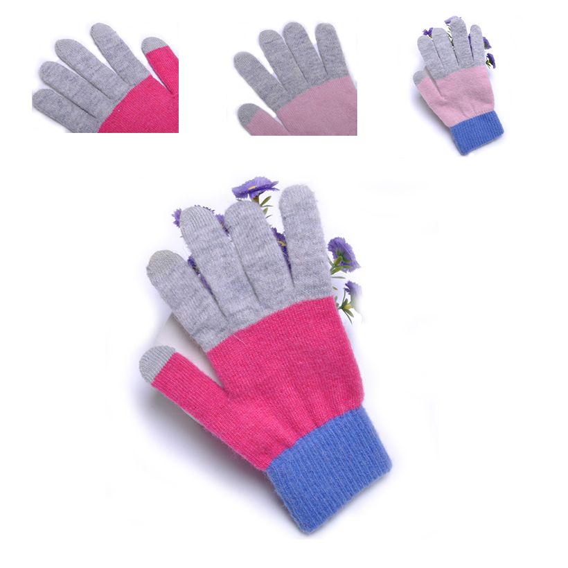 Warm Knit Touch Screen Gloves In Winter 2