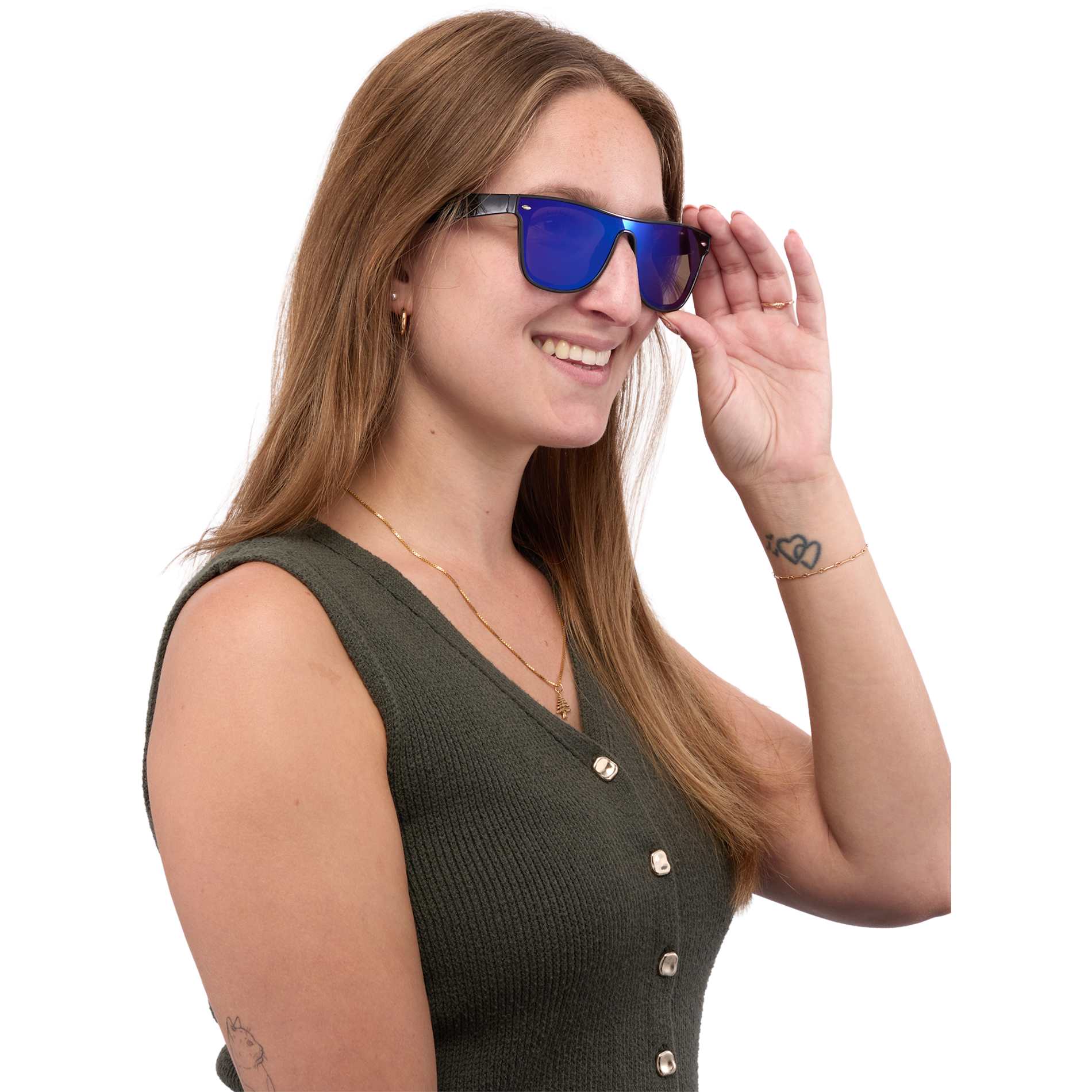 Samson Recycled Single-Lens Sunglasses 62