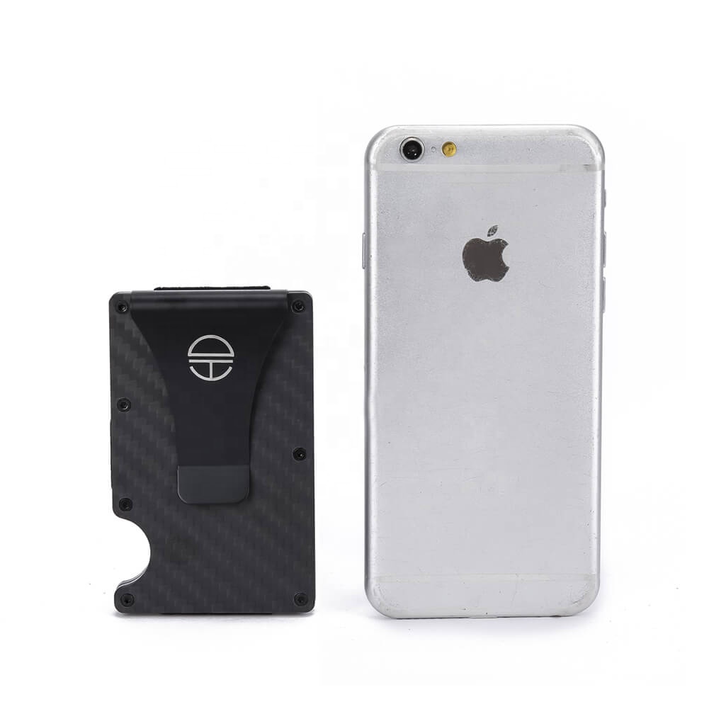 Aluminum Slim Metal Wallet with Money Clip 5
