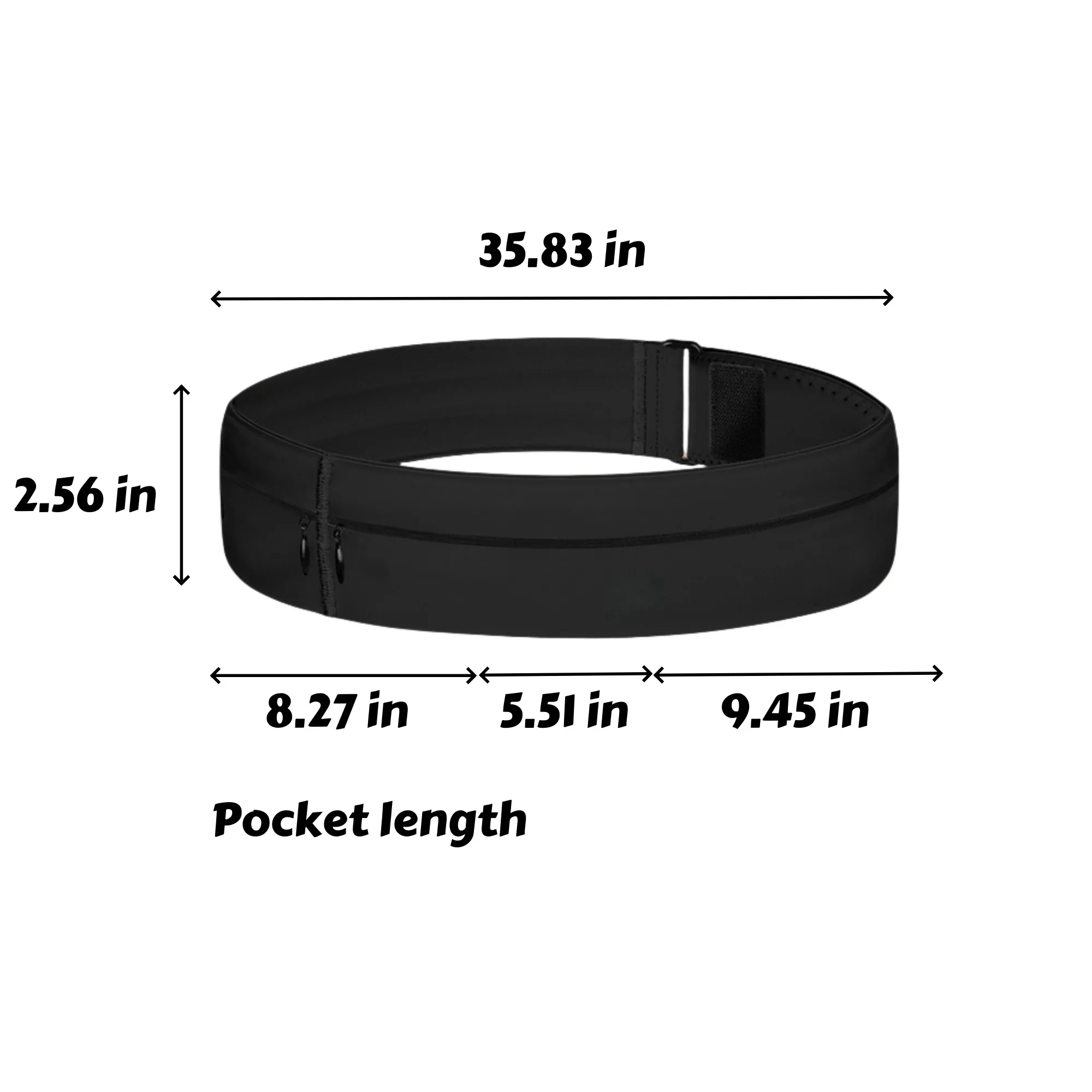 Lightweight Running Belt With Water Bottle Holder And Phone Pocket 2