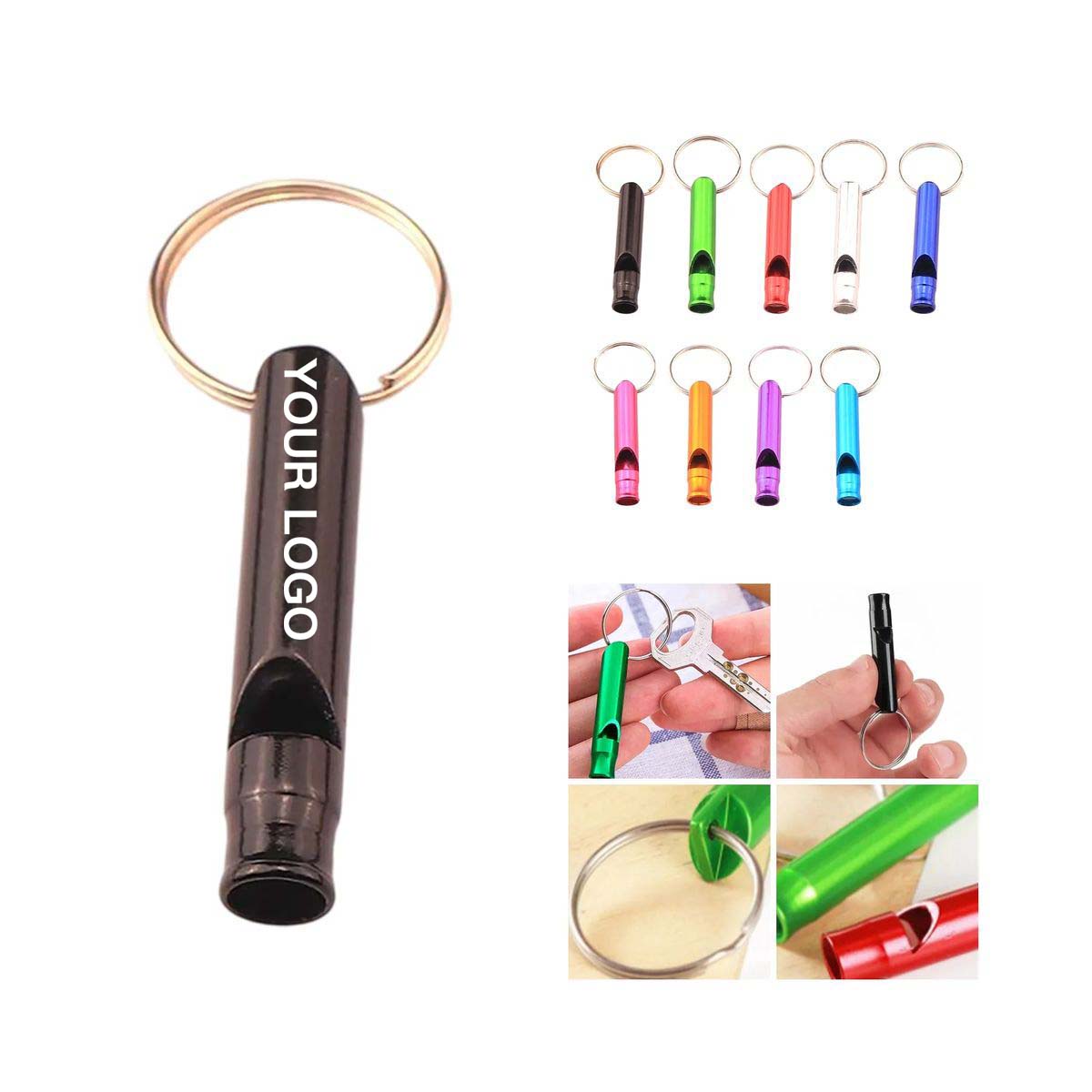 Portable Aluminum Whistle for Summer Camp 2