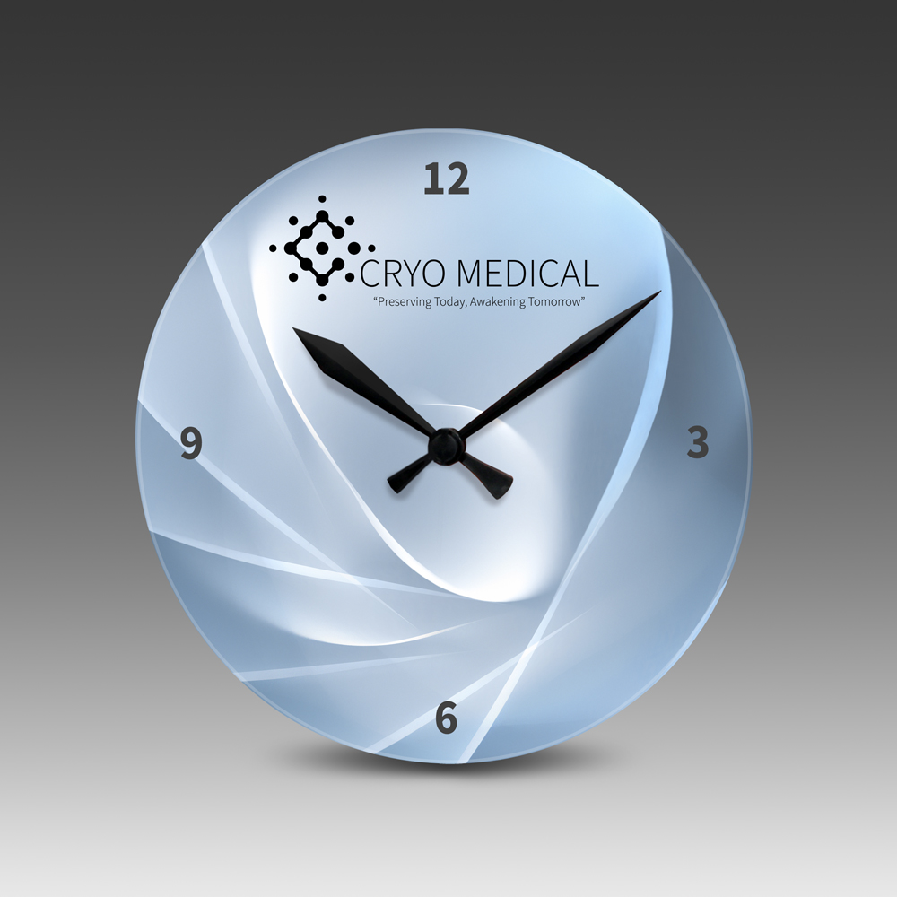 8" Round Wall Clock 2