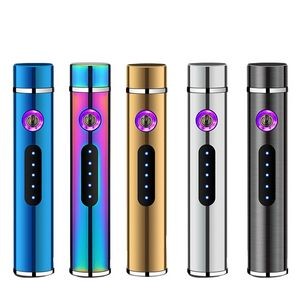 Sleek Stick Electric Arc Lighter With Flip Cap And USB Charging 12