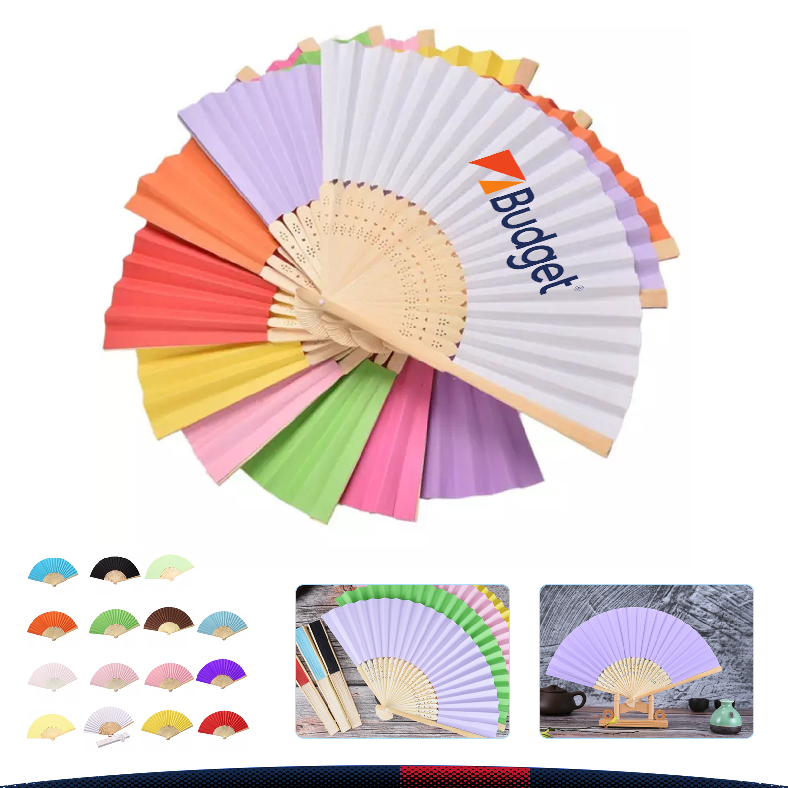 Folding Bamboo Hand Fan 7