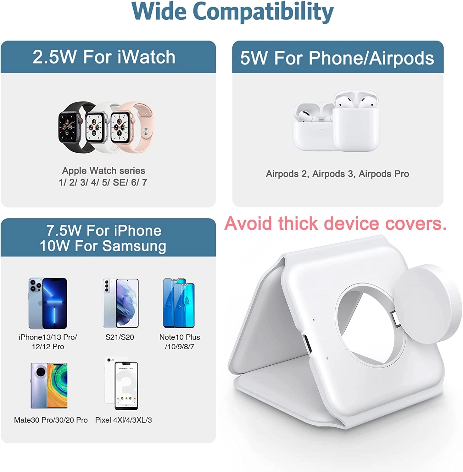 3 In 1 Foldable Wireless Charger 4