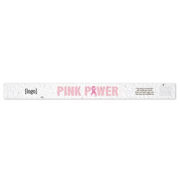 Breast Cancer Awareness - Seed Paper Wristband 7