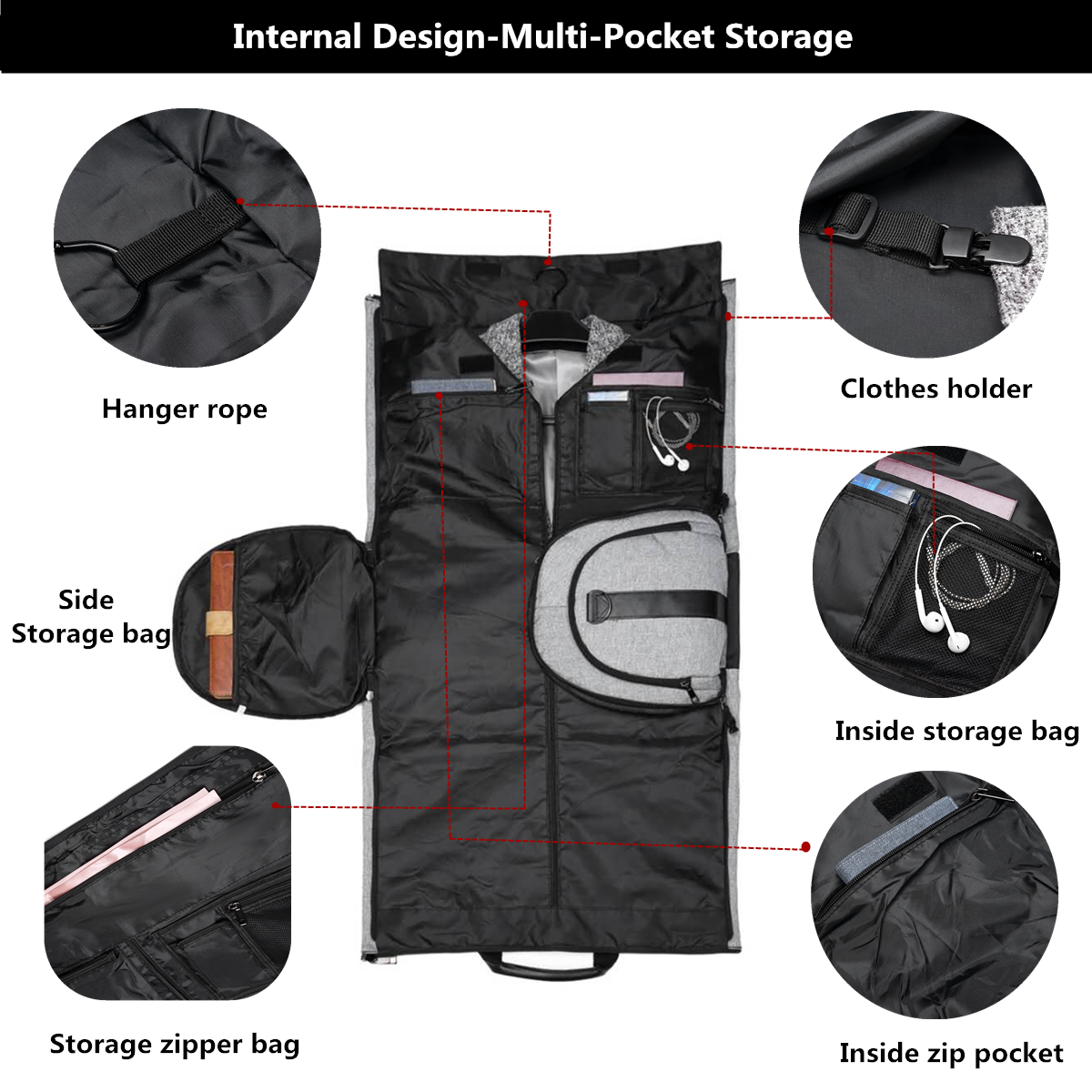 Convertible Garment Duffel Bag 2