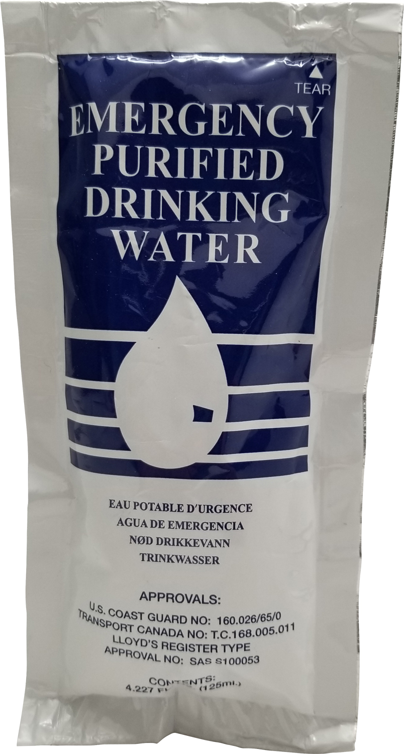 Emergency Water up to 6 year shelf life USCG Approved 1