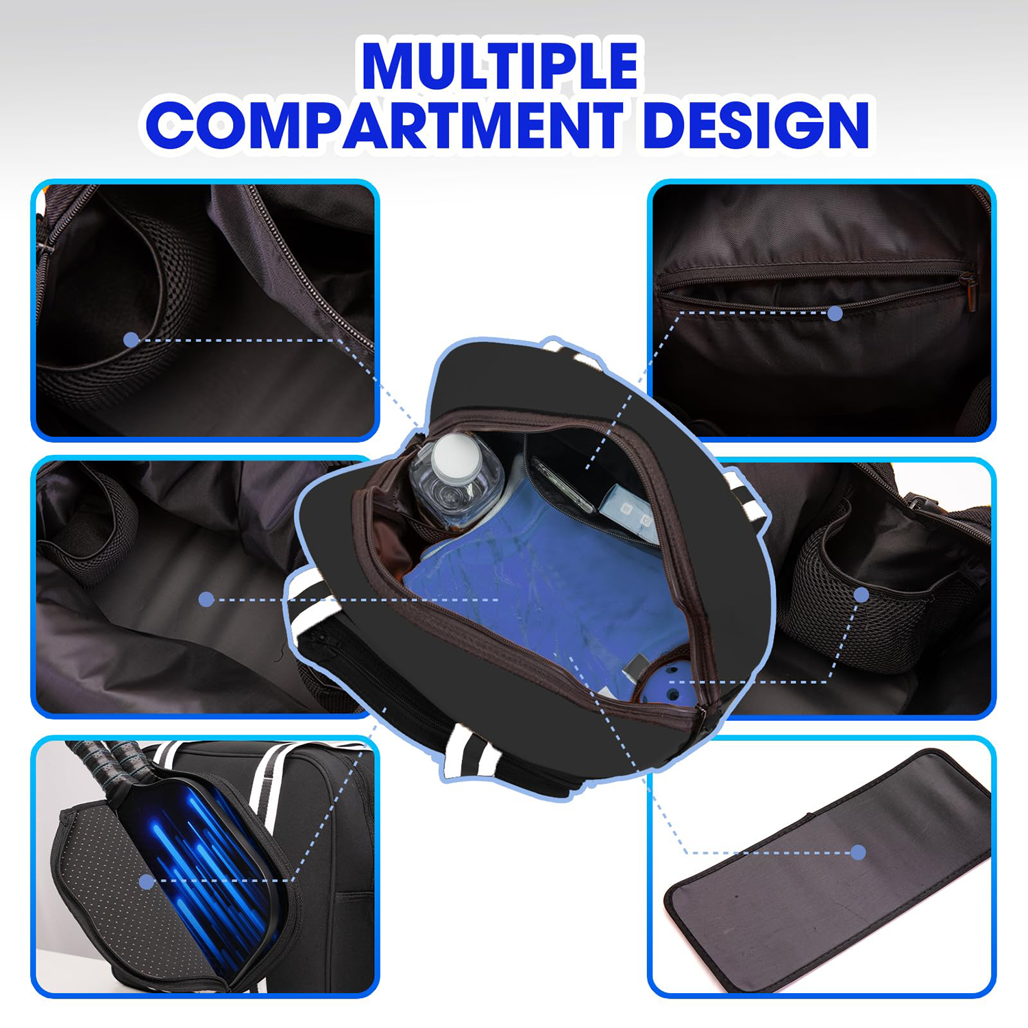 Crossbody Sling Pickleball Bag 2