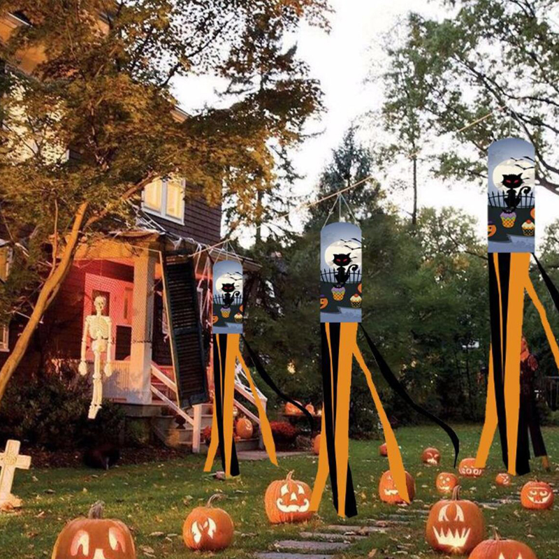 Halloween Hanging Decoration Flag Windsock