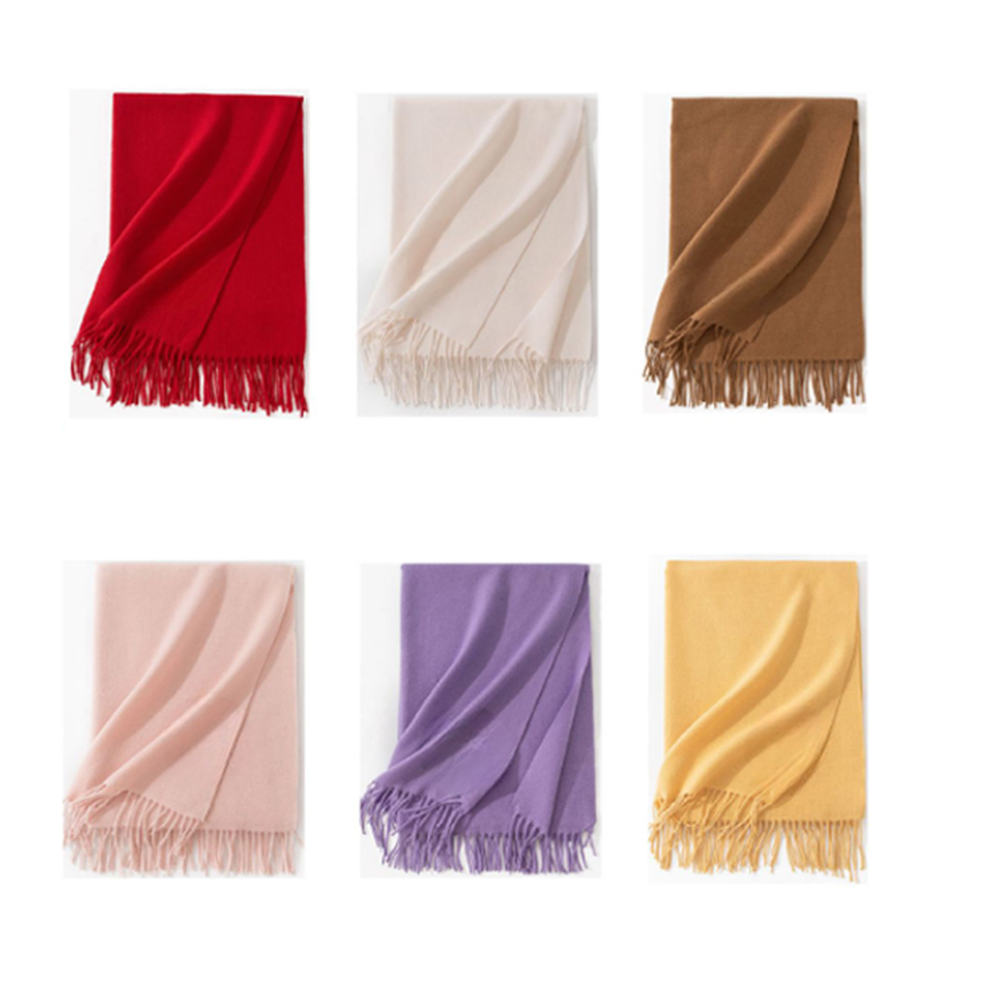 Soft Winter Women's Warm Scarf Shawl 11