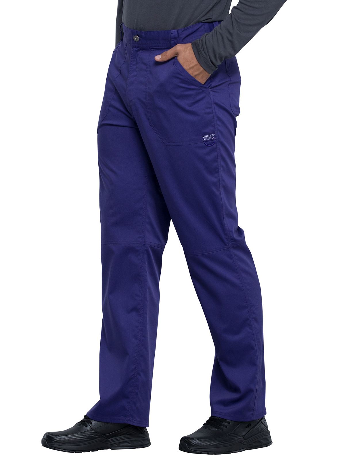 Cherokee - Workwear Revolution - Men's 7-Pocket Fly Drawstring Front Pant 38