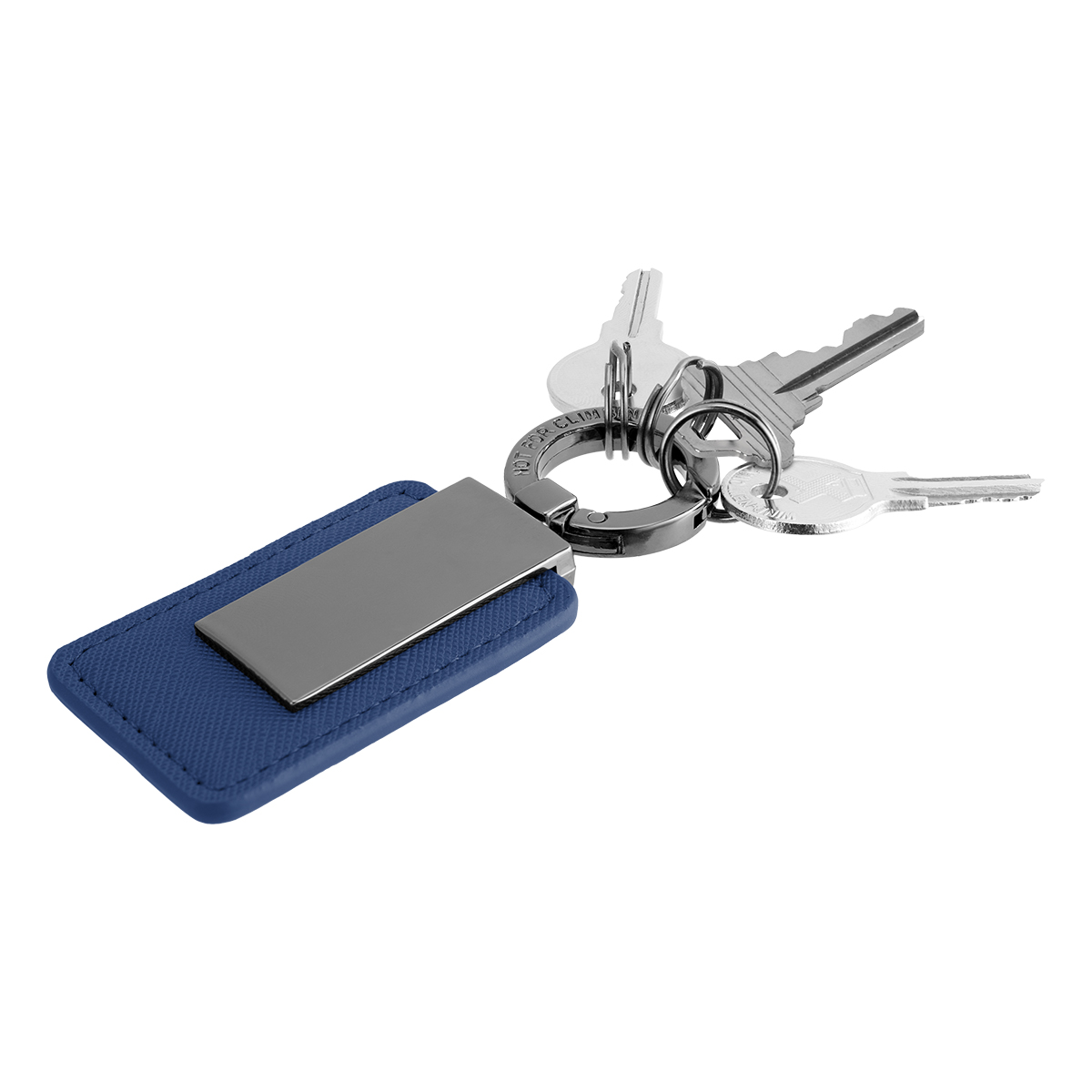Leatherette Carabiner Clip Key Tag 10