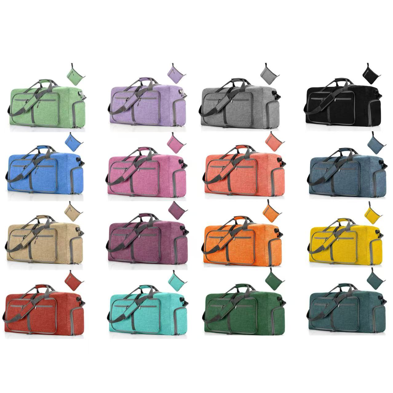 MOQ 1 PC 85L Collapsible Travel Duffle Bag 4