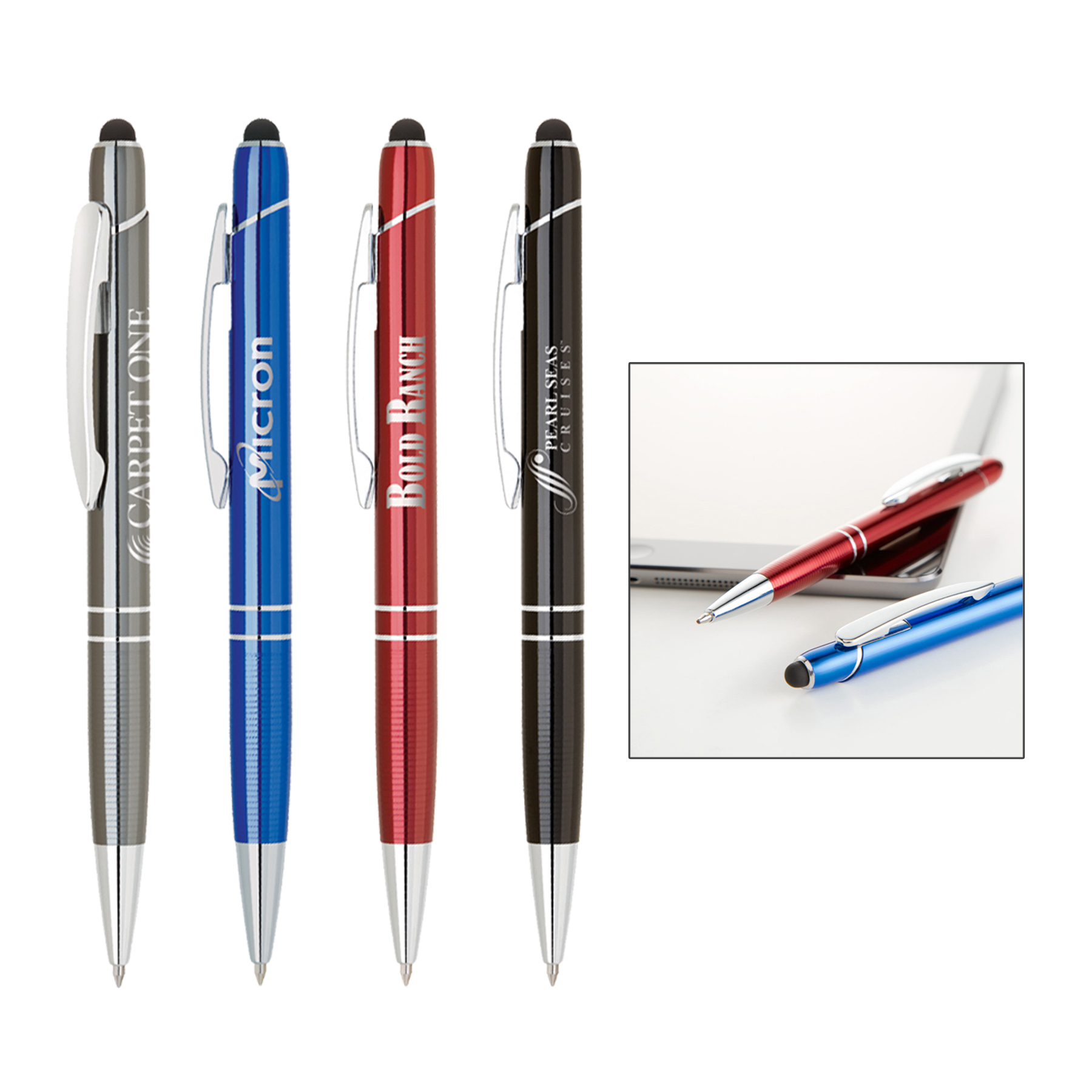 Anodize aluminum ballpoint pen with capacitive stylus 4
