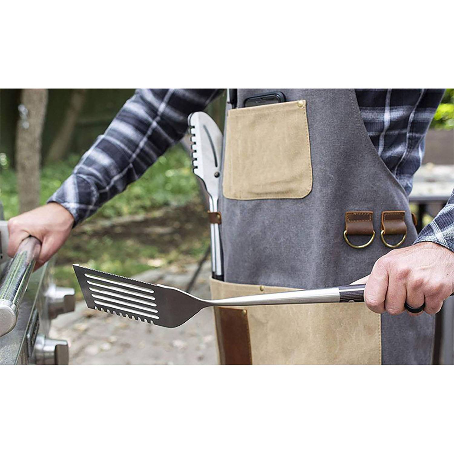 Heavy-Duty Canvas Apron for Kitchen and Workshop 5