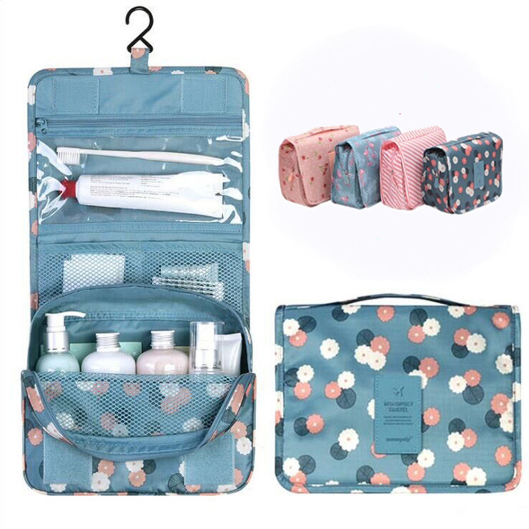 Portable Folding Cosmetic Hanging Bag 1